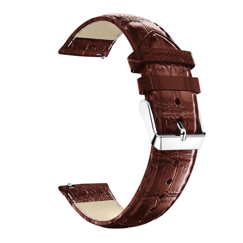 Coccodrillo Cinturino in pelle Samsung Galaxy Watch 5 Pro 45mm marrone