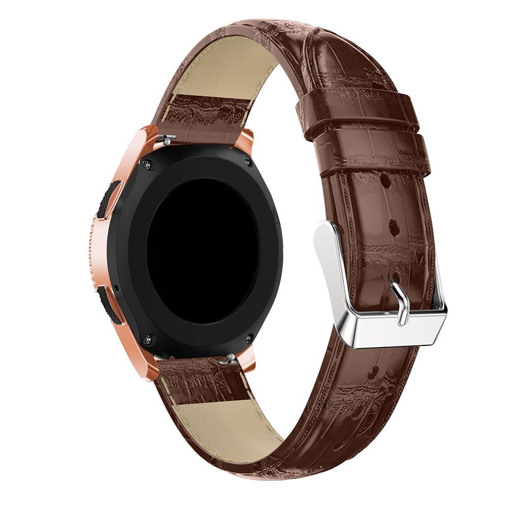 Coccodrillo Cinturino in pelle Samsung Galaxy Watch 42mm Marrone