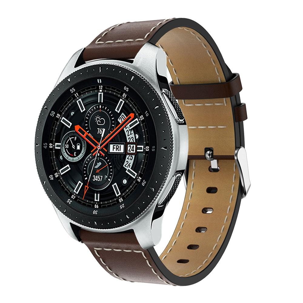 Cinturino in pelle Samsung Galaxy Watch 46mm Marrone