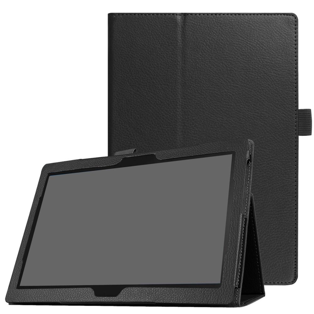 Custodia in pelle Lenovo Tab 4 10/Tab 4 10 Plus Nero