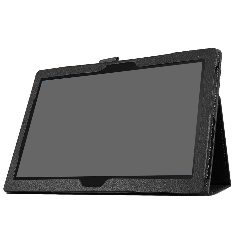 Custodia in pelle Lenovo Tab 4 10/Tab 4 10 Plus Nero