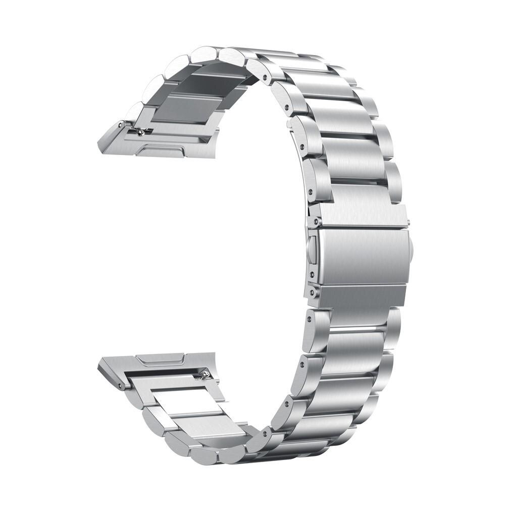 Cinturino in metallo Fitbit Ionic D'argento