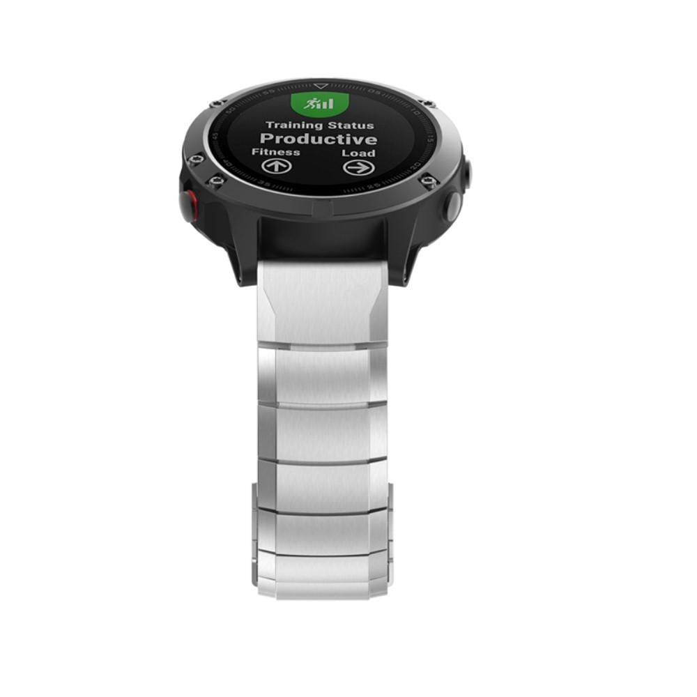 Bracciale a maglie Garmin Approach S70 47mm d'argento