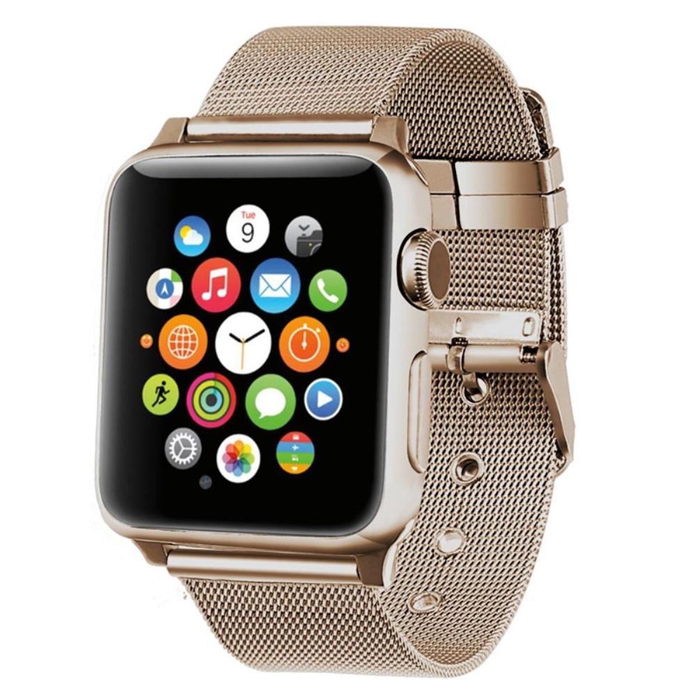 Cinturino in rete Apple Watch 41mm Series 8 Champagne Gold