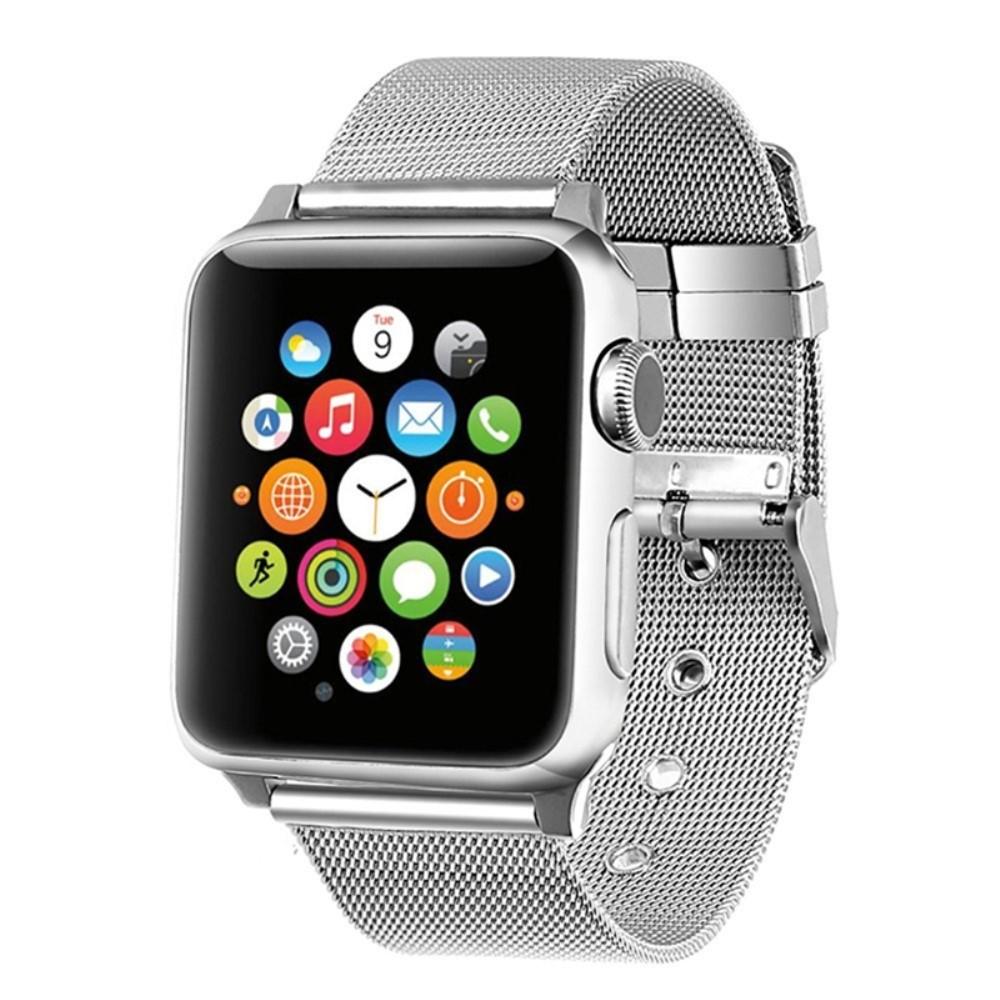 Cinturino in rete Apple Watch 41mm Series 8 D'argento