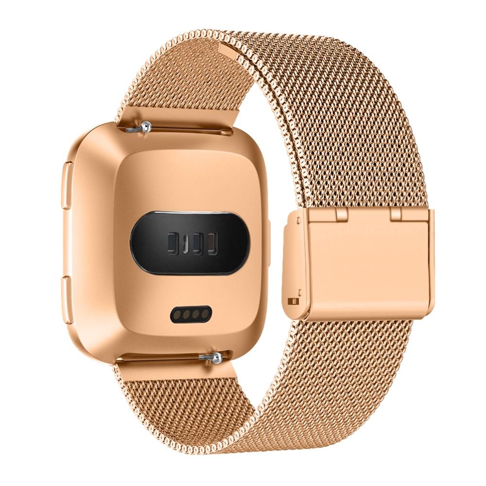 Cinturino in rete Fitbit Versa/Versa 2 Rose Gold