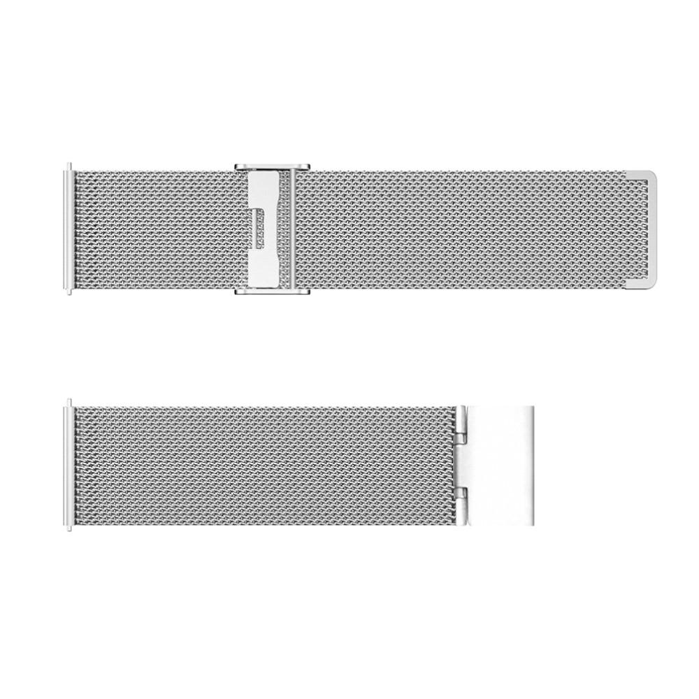Cinturino in rete Fitbit Versa/Versa 2 D'argento