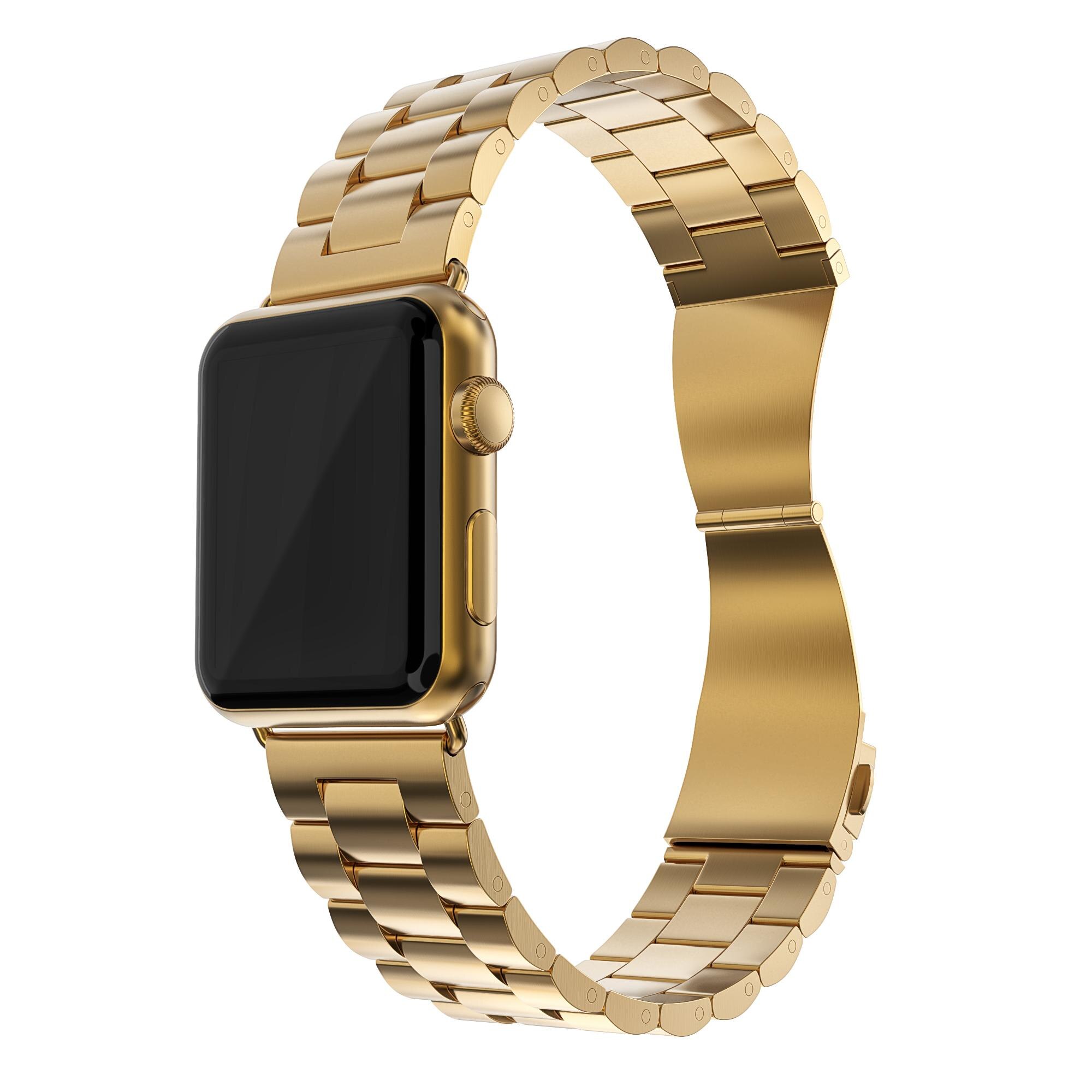 Cinturino in metallo Apple Watch 45mm Series 8 Oro