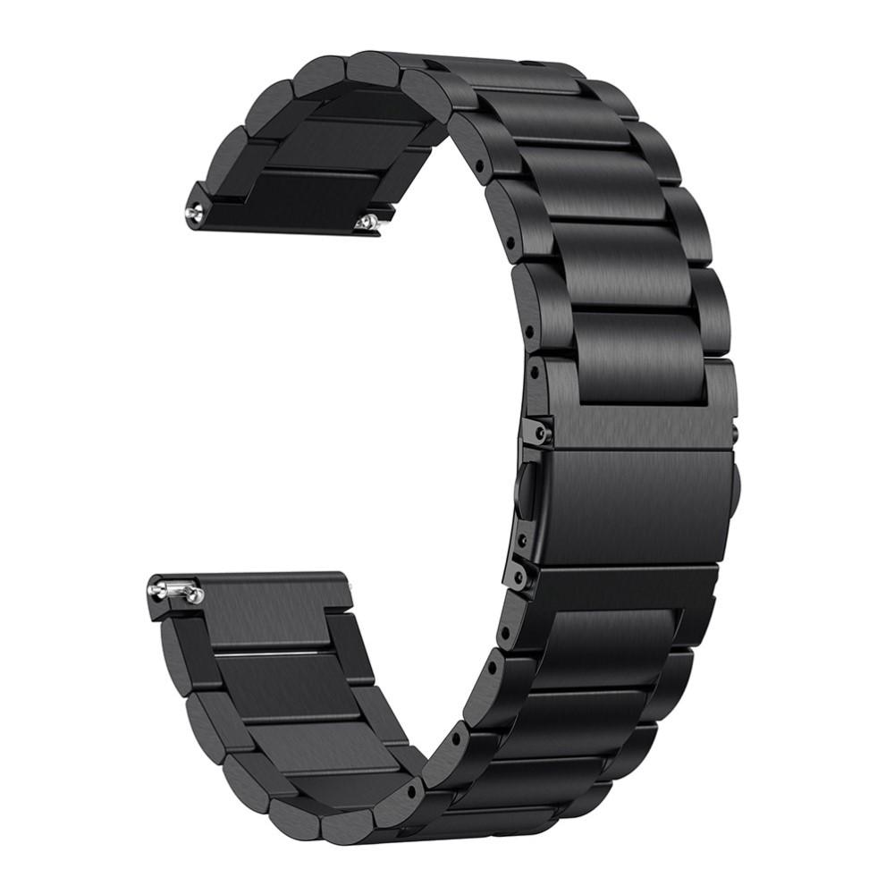 Cinturino in metallo Fitbit Versa/Versa Lite/Versa 2 Nero