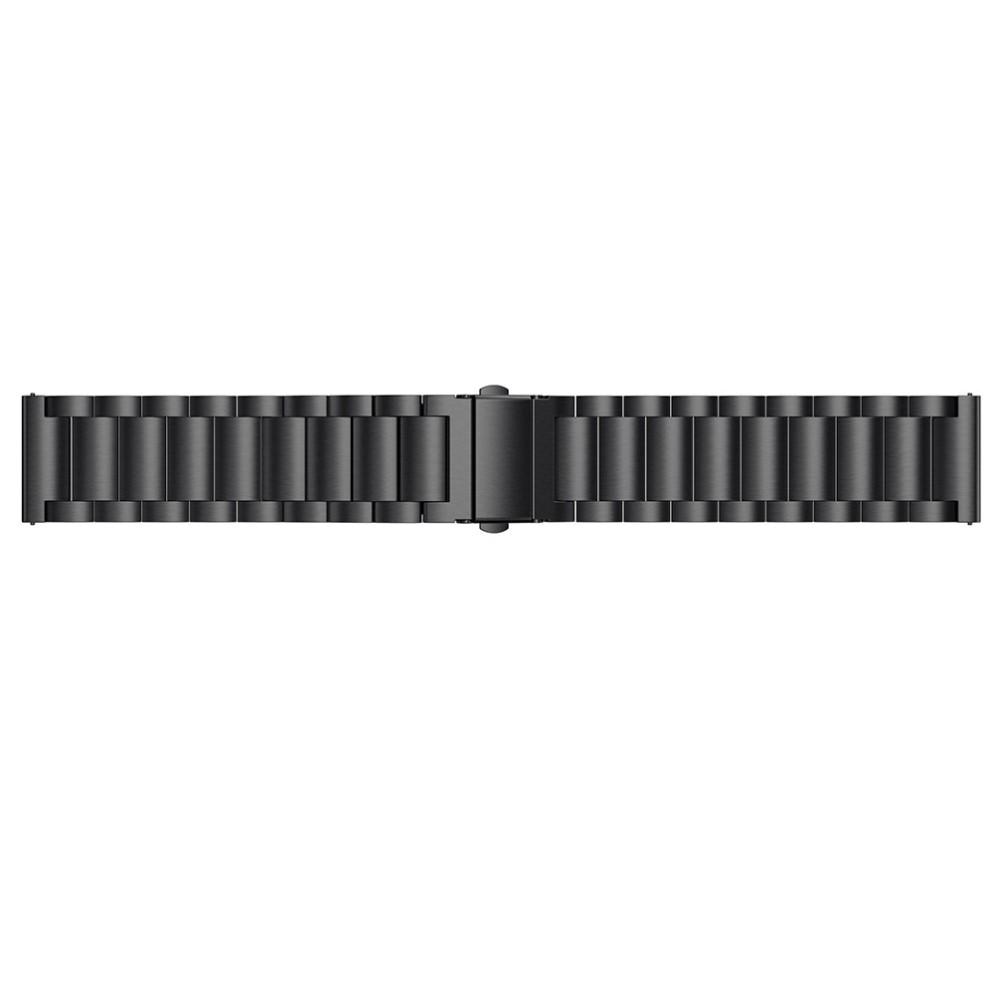 Cinturino in metallo Fitbit Versa/Versa Lite/Versa 2 Nero
