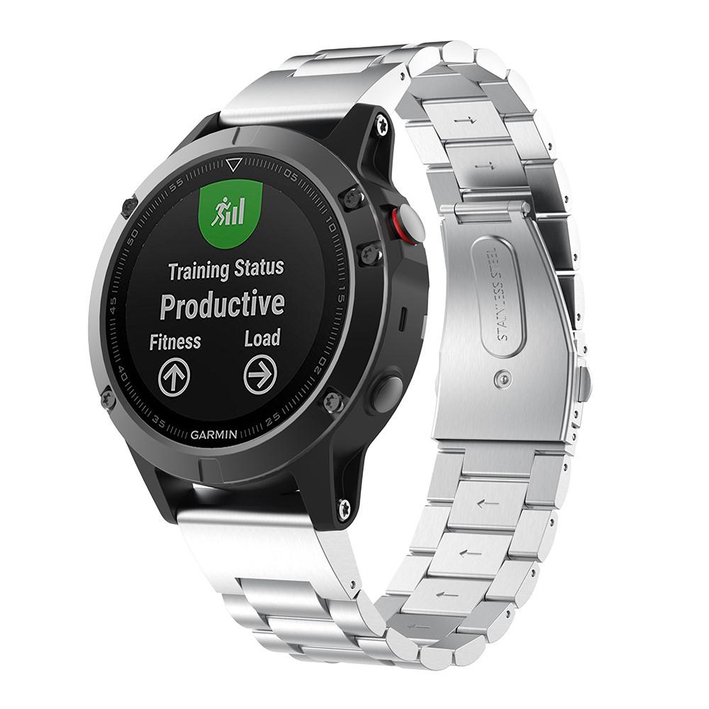 Cinturino in metallo Garmin Forerunner 965 Argento