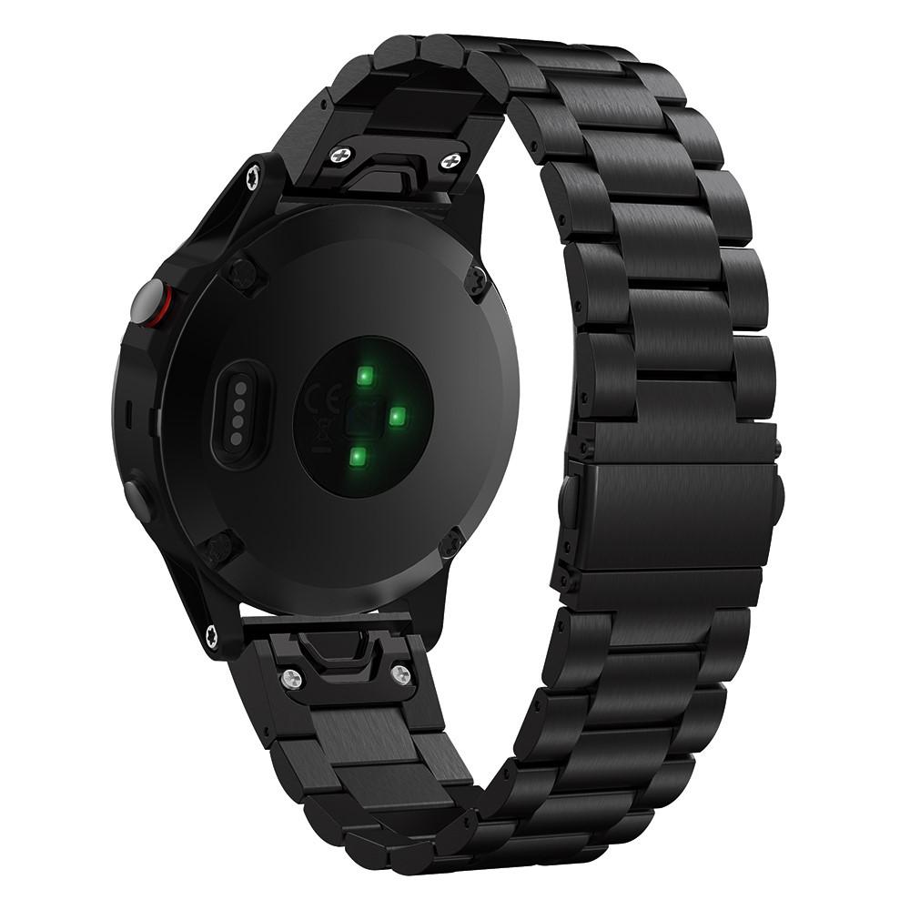 Cinturino in metallo Garmin Forerunner 965 Nero