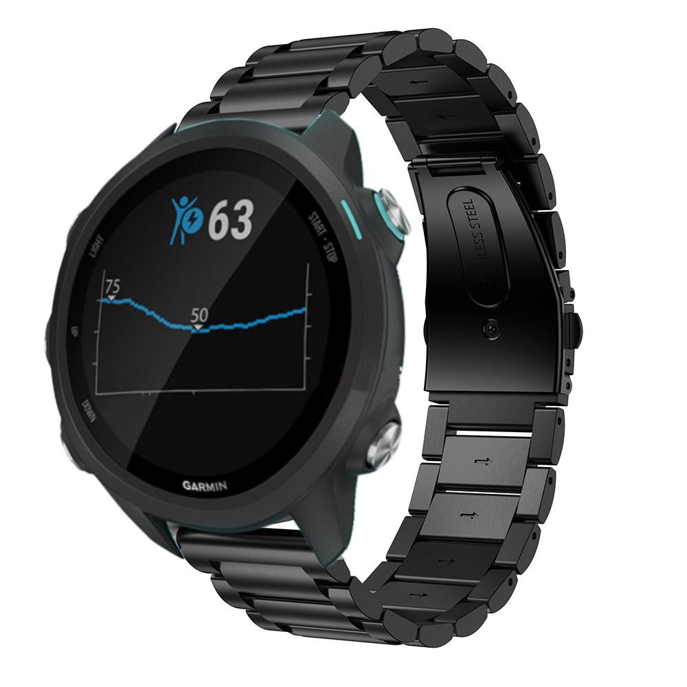 Cinturino in metallo Garmin Forerunner 245 Nero