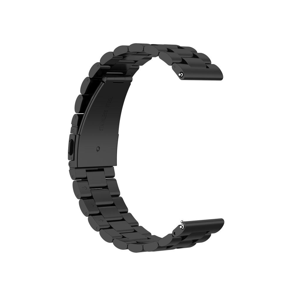 Cinturino in metallo Garmin Vivoactive 3/Venu/Venu 2 Plus Nero
