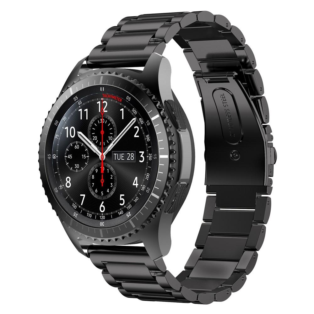 Cinturino in metallo Samsung Gear S3 Frontier/S3 Classic Nero