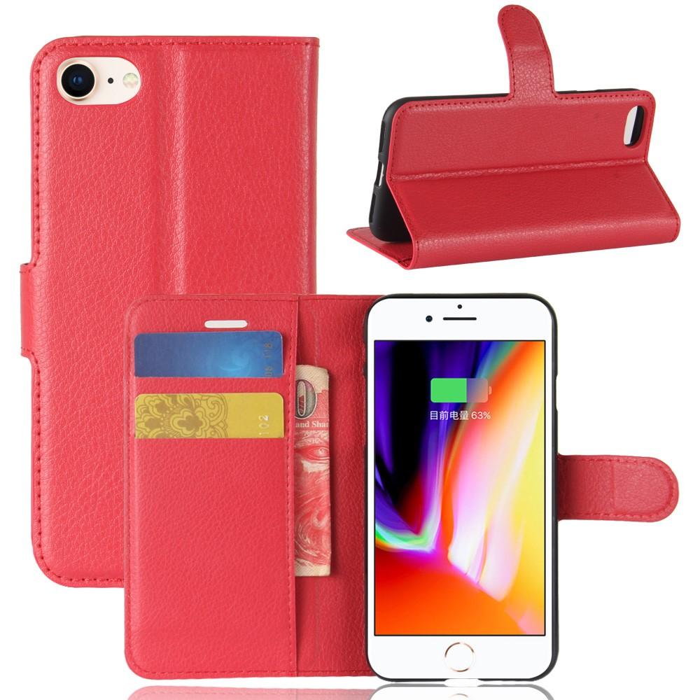 Cover portafoglio iPhone 8 rosso