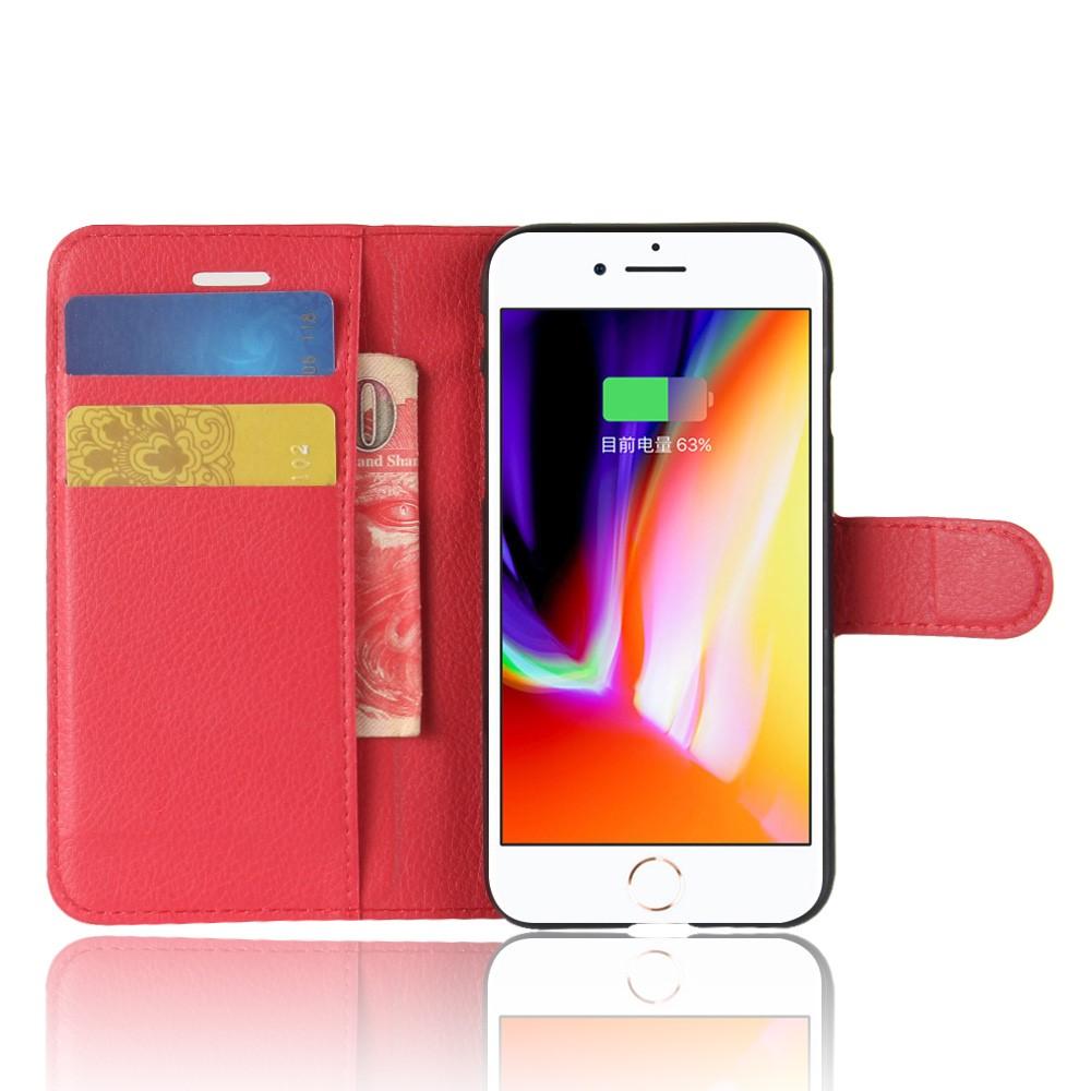 Cover portafoglio iPhone 7 rosso