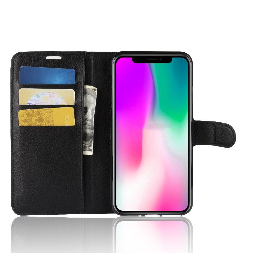 Cover portafoglio Apple iPhone Xr Nero