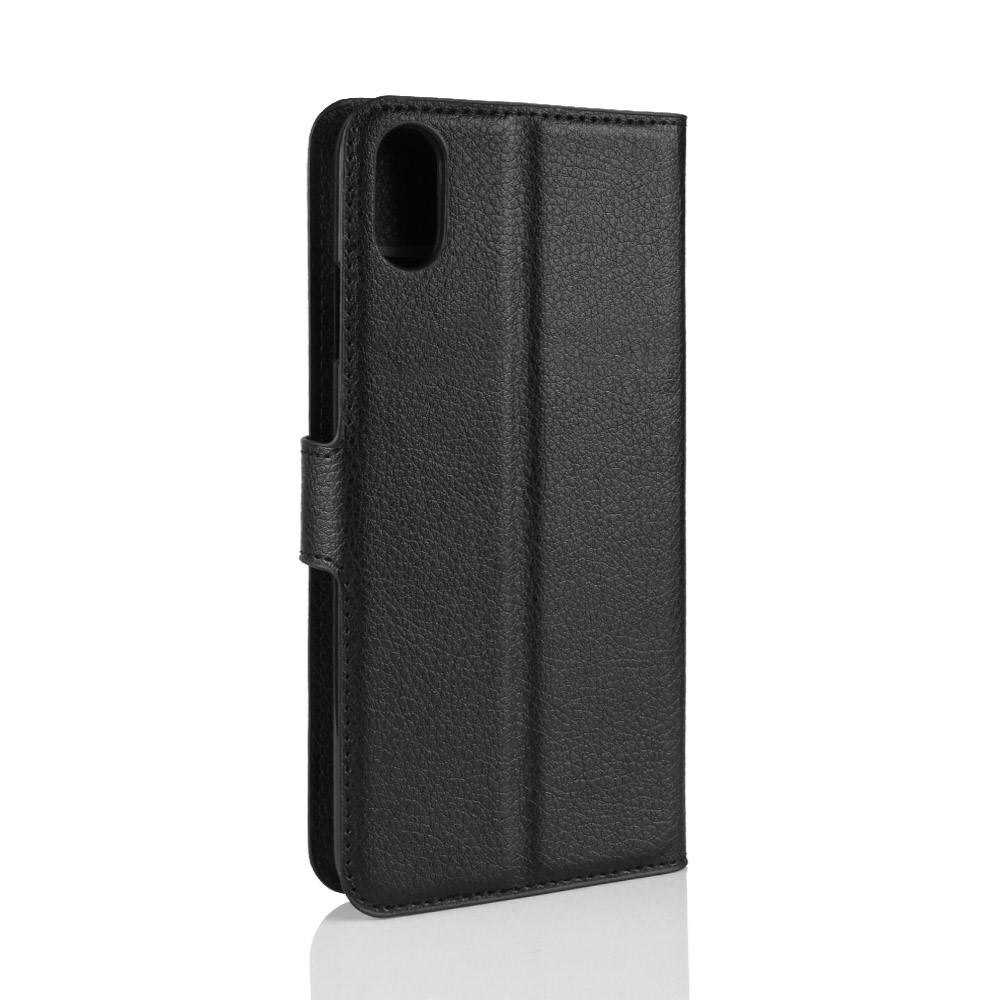 Cover portafoglio Apple iPhone Xr Nero
