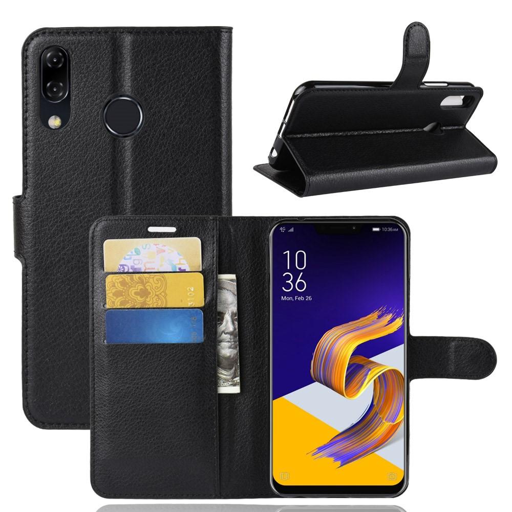 Cover portafoglio Asus ZenFone 5/5Z Nero