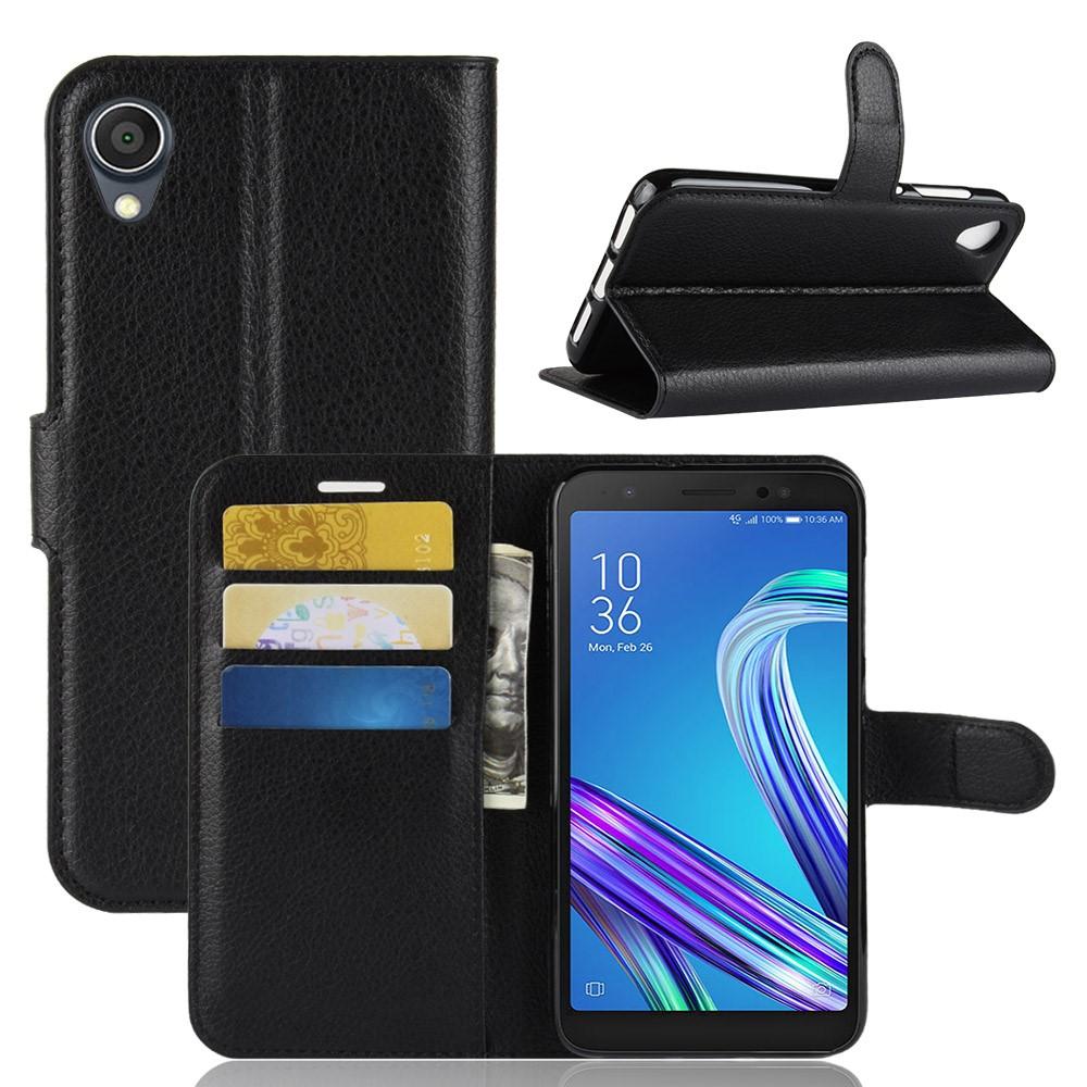 Cover portafoglio Asus ZenFone Live L1 Nero