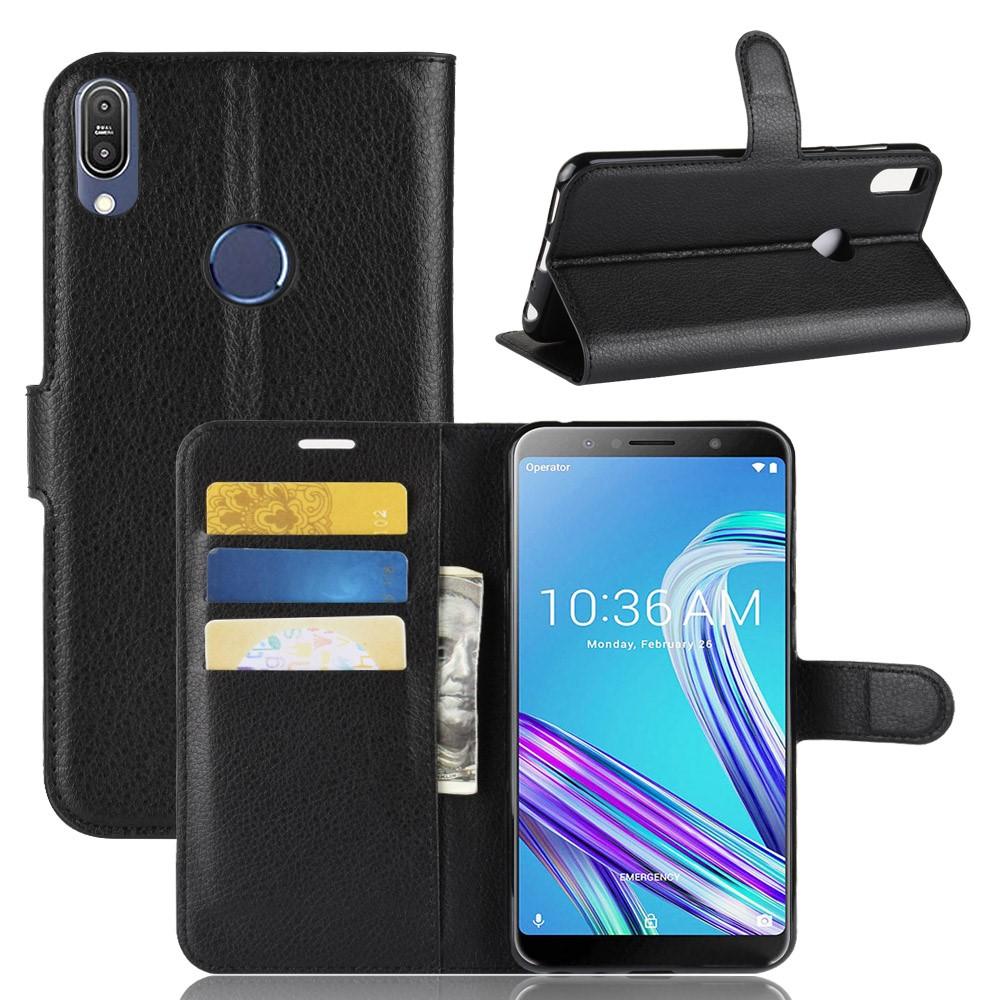 Cover portafoglio Asus ZenFone Max Pro M1 Nero