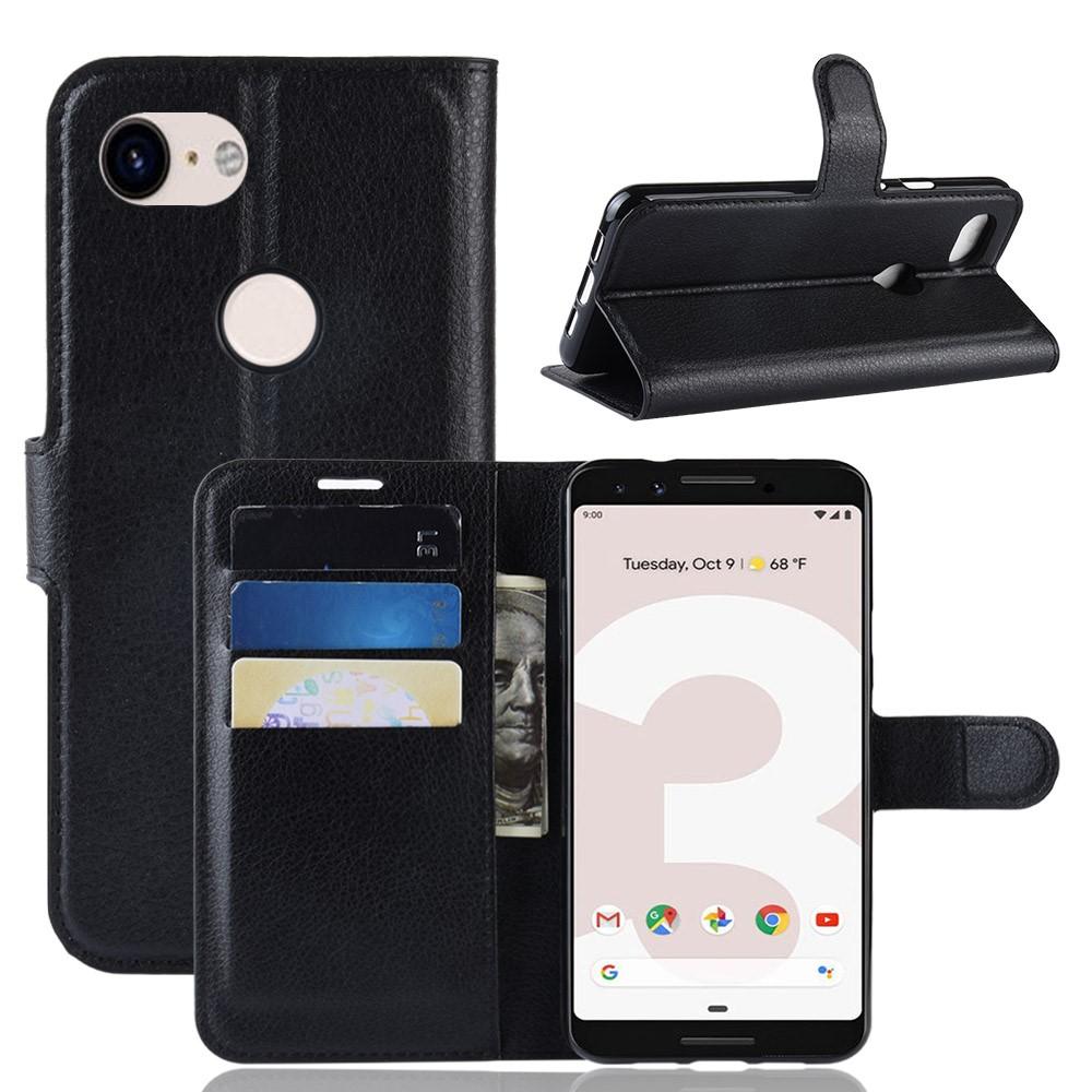 Cover portafoglio Google Pixel 3a Nero