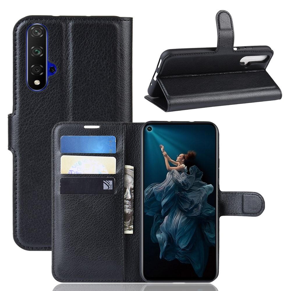 Cover portafoglio Huawei Nova 5T/Honor 20 Nero