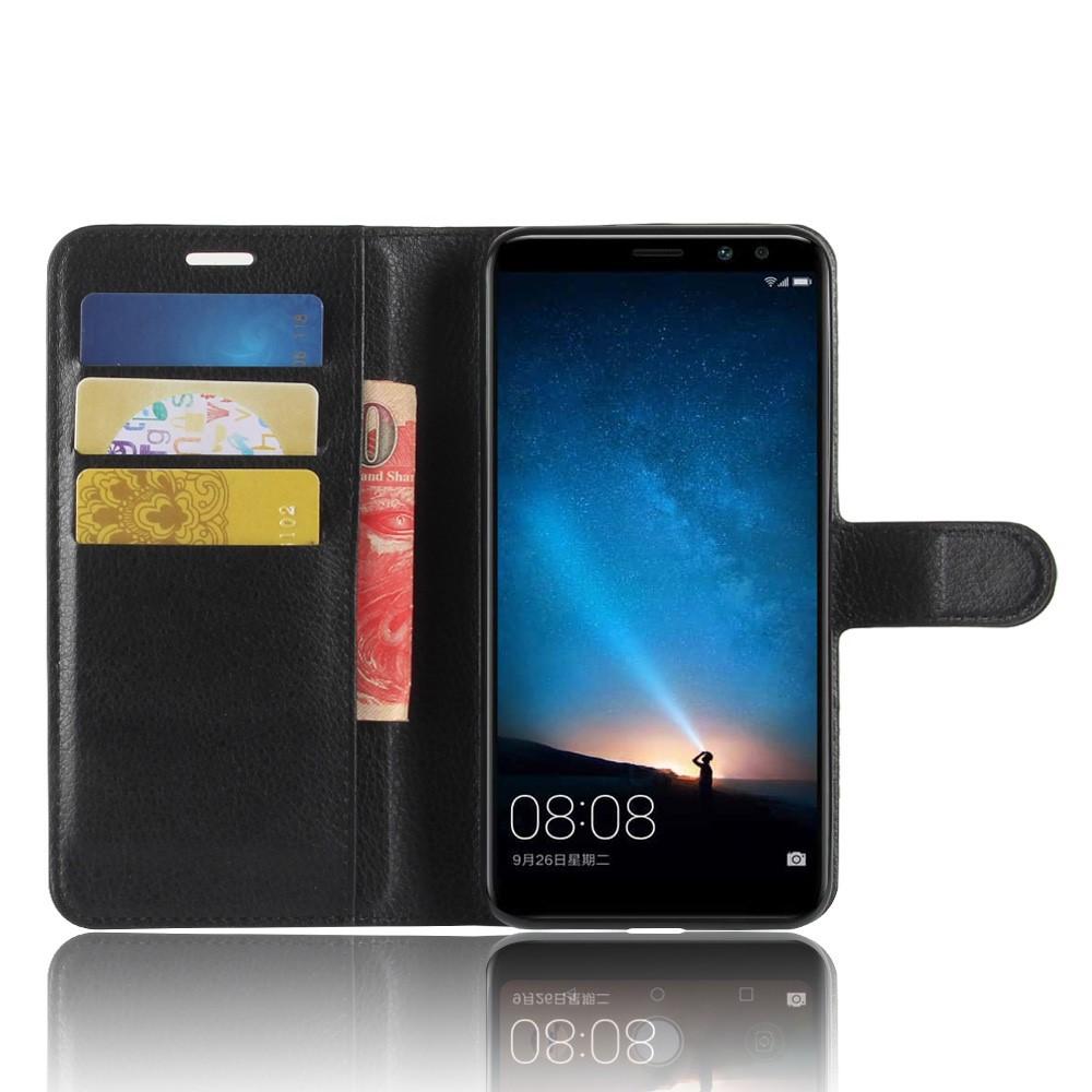 Cover portafoglio Huawei Mate 10 Lite Nero