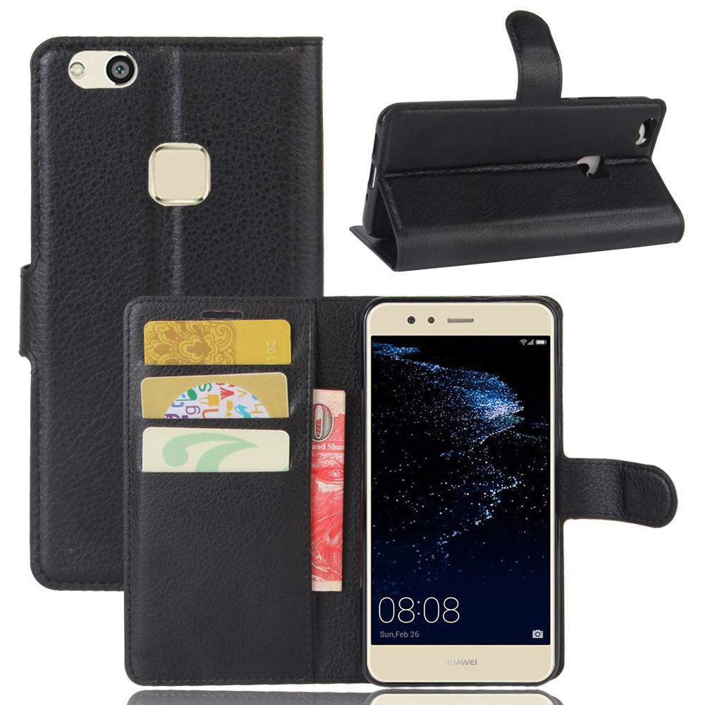 Cover portafoglio Huawei P10 Lite Nero