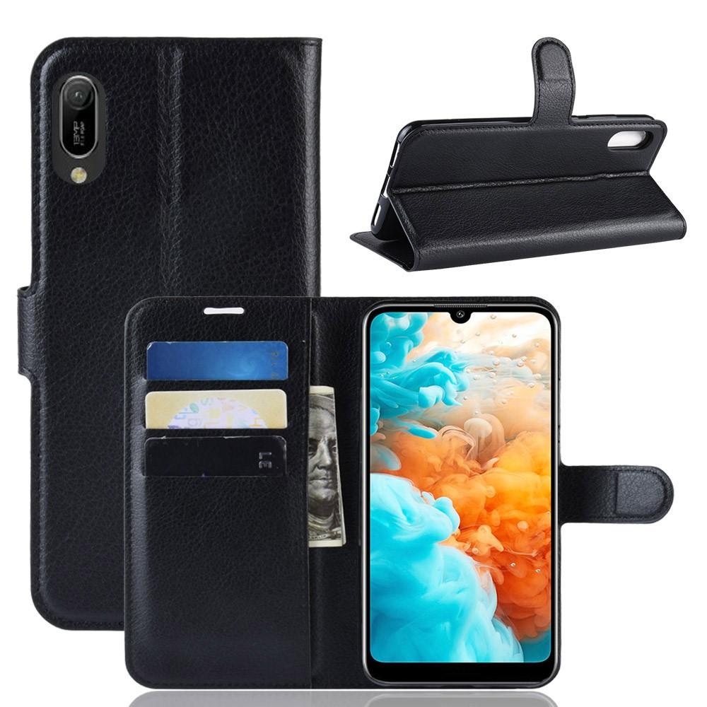 Cover portafoglio Huawei Y6 2019 Nero