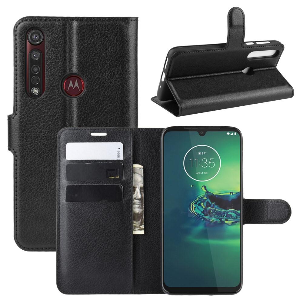 Cover portafoglio Motorola Moto G8 Plus Nero