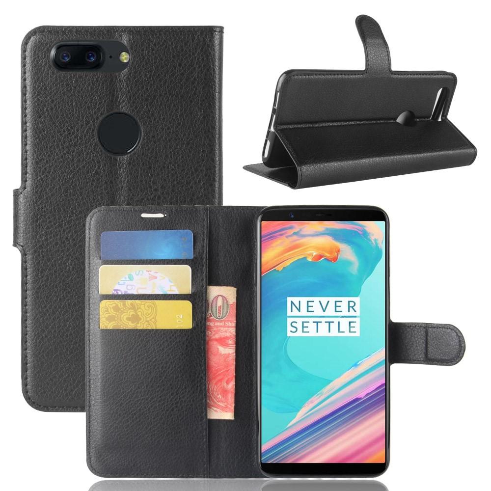 Cover portafoglio OnePlus 5T Nero