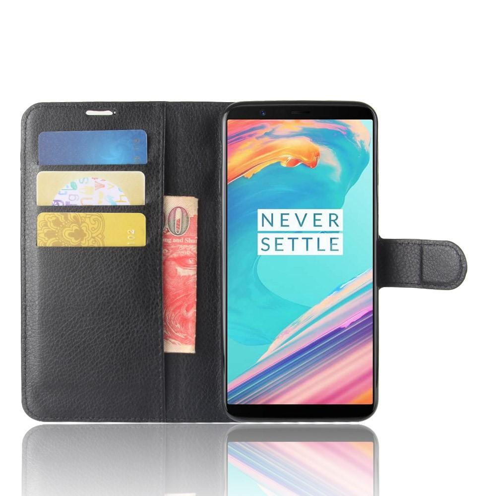 Cover portafoglio OnePlus 5T Nero