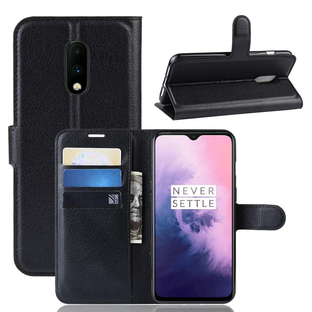 Cover portafoglio OnePlus 7 Nero