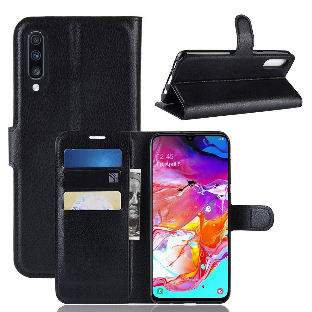 Cover portafoglio Samsung Galaxy A70 Nero