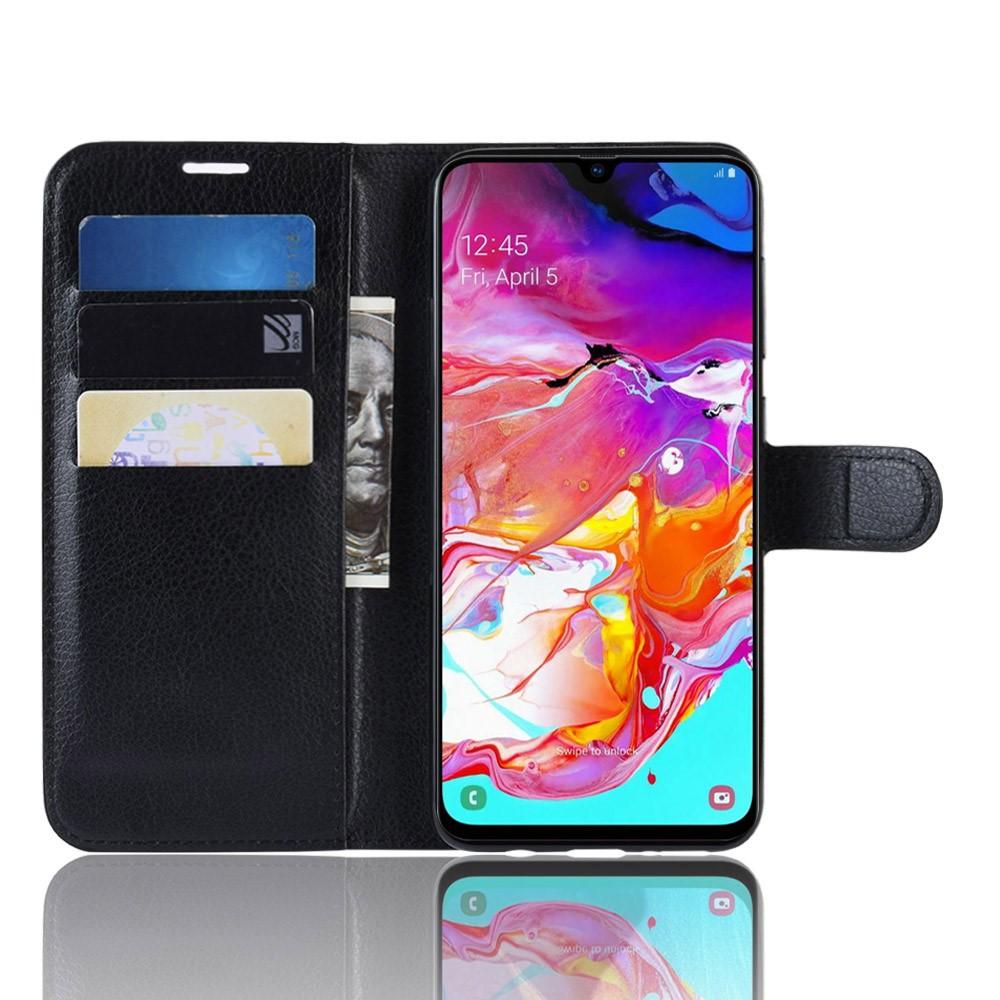 Cover portafoglio Samsung Galaxy A70 Nero