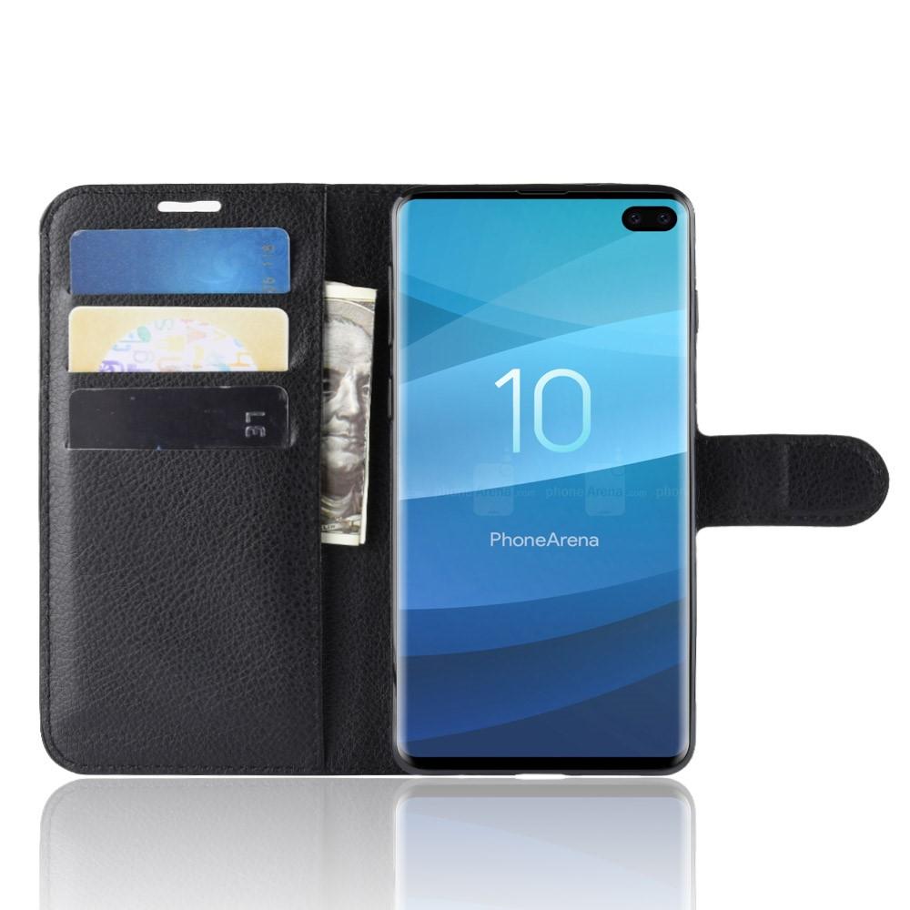 Cover portafoglio Samsung Galaxy S10 Plus Nero