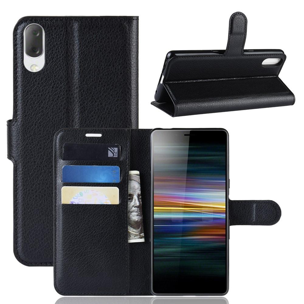 Cover portafoglio Sony Xperia L3 Nero