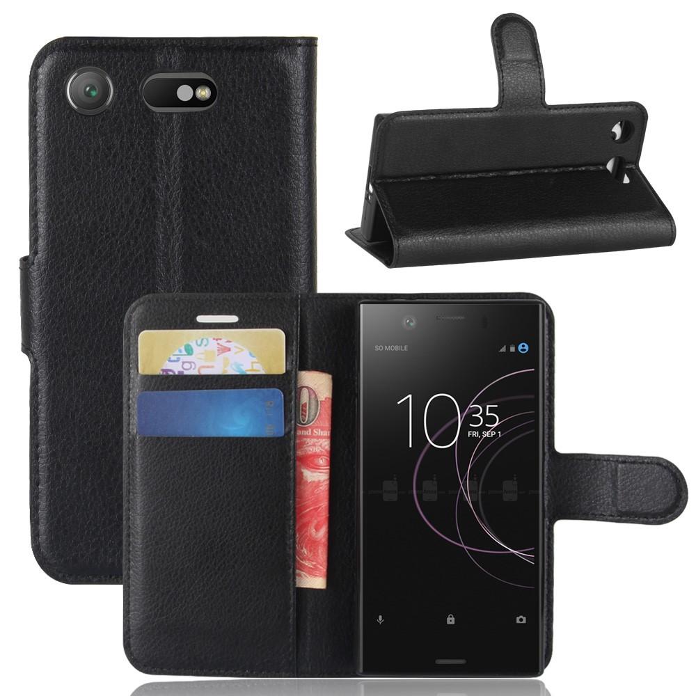 Cover portafoglio Sony Xperia XZ1 Compact Nero