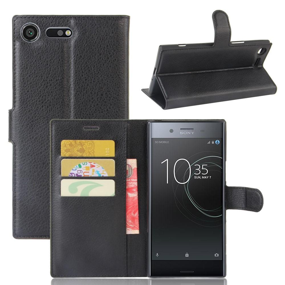 Cover portafoglio Sony Xperia XZ Premium Nero