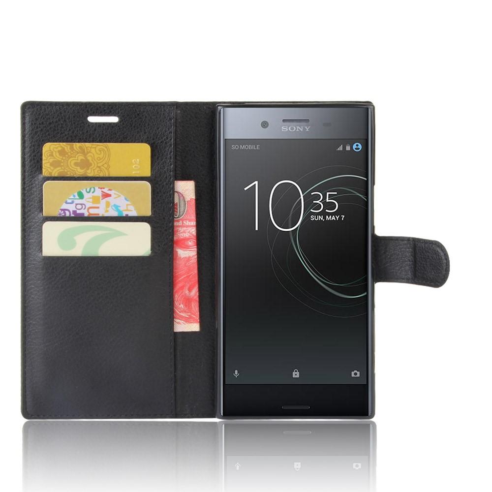 Cover portafoglio Sony Xperia XZ Premium Nero