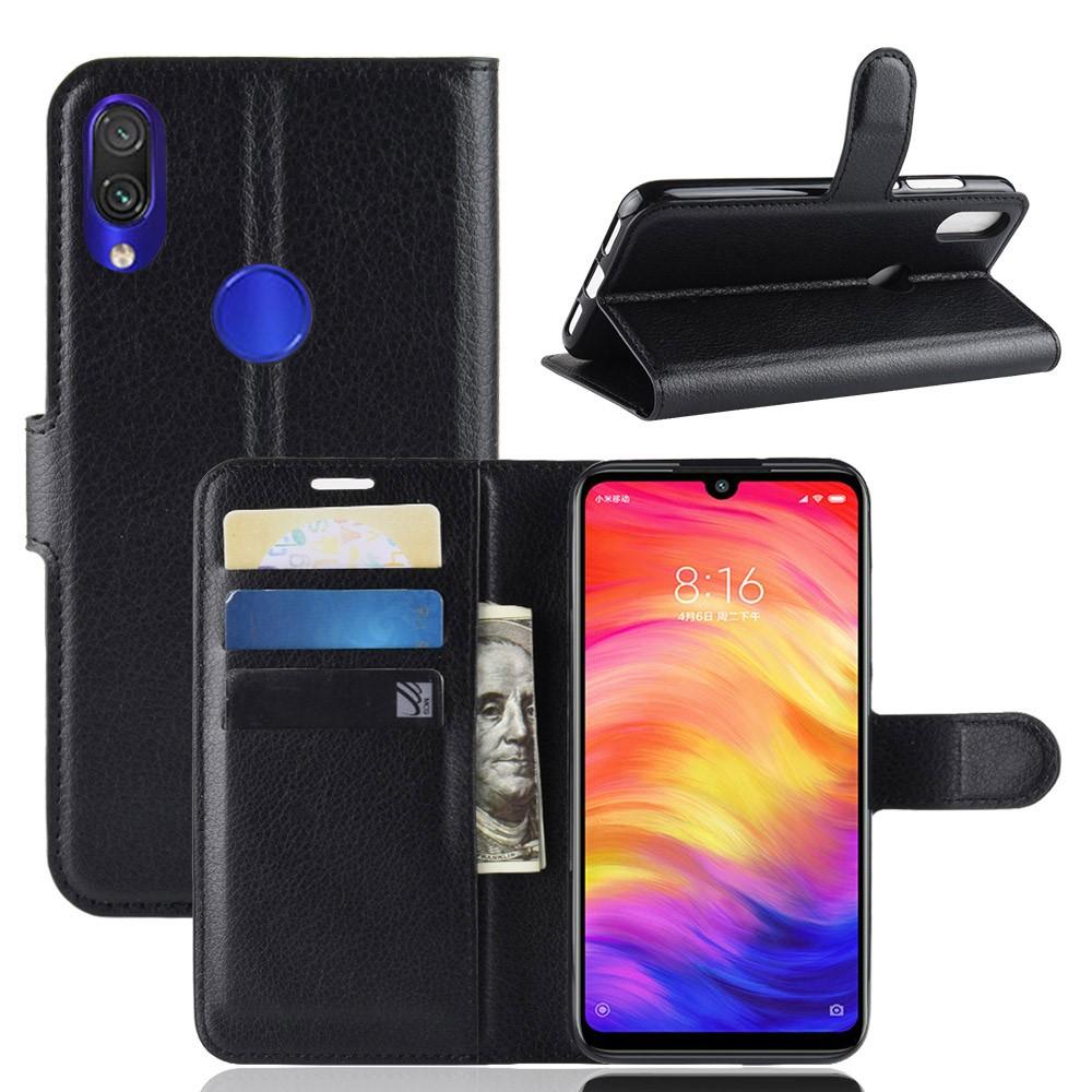 Cover portafoglio Xiaomi Redmi Note 7 Nero