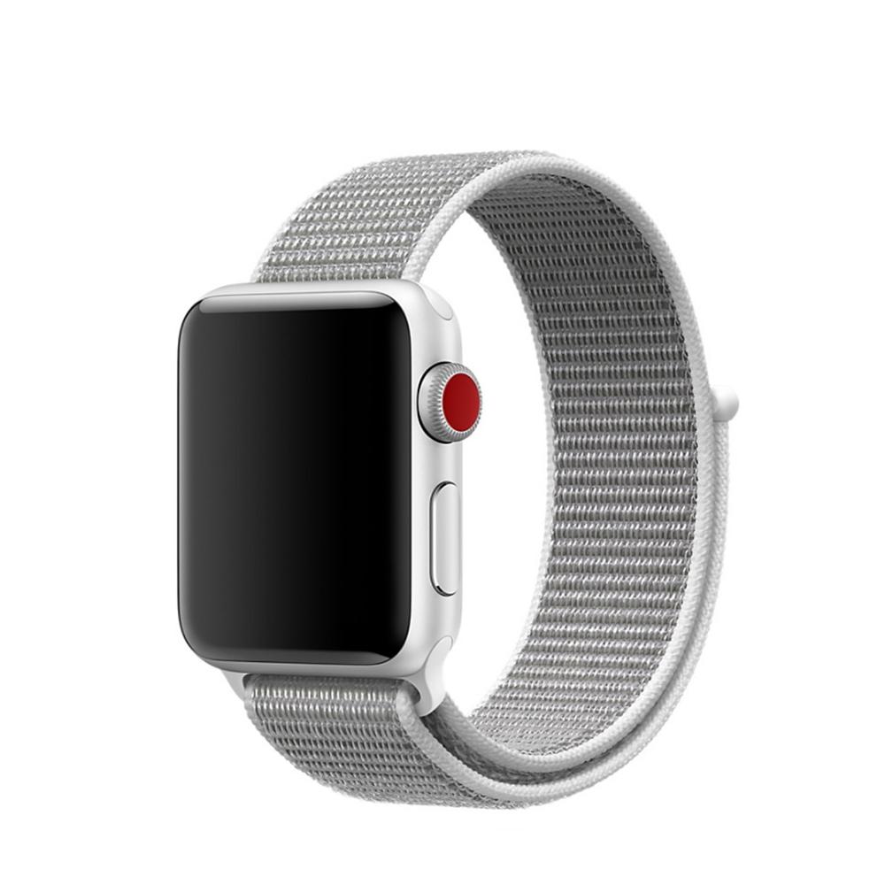 Cinturino in nylon Apple Watch 45mm Series 8 grigio