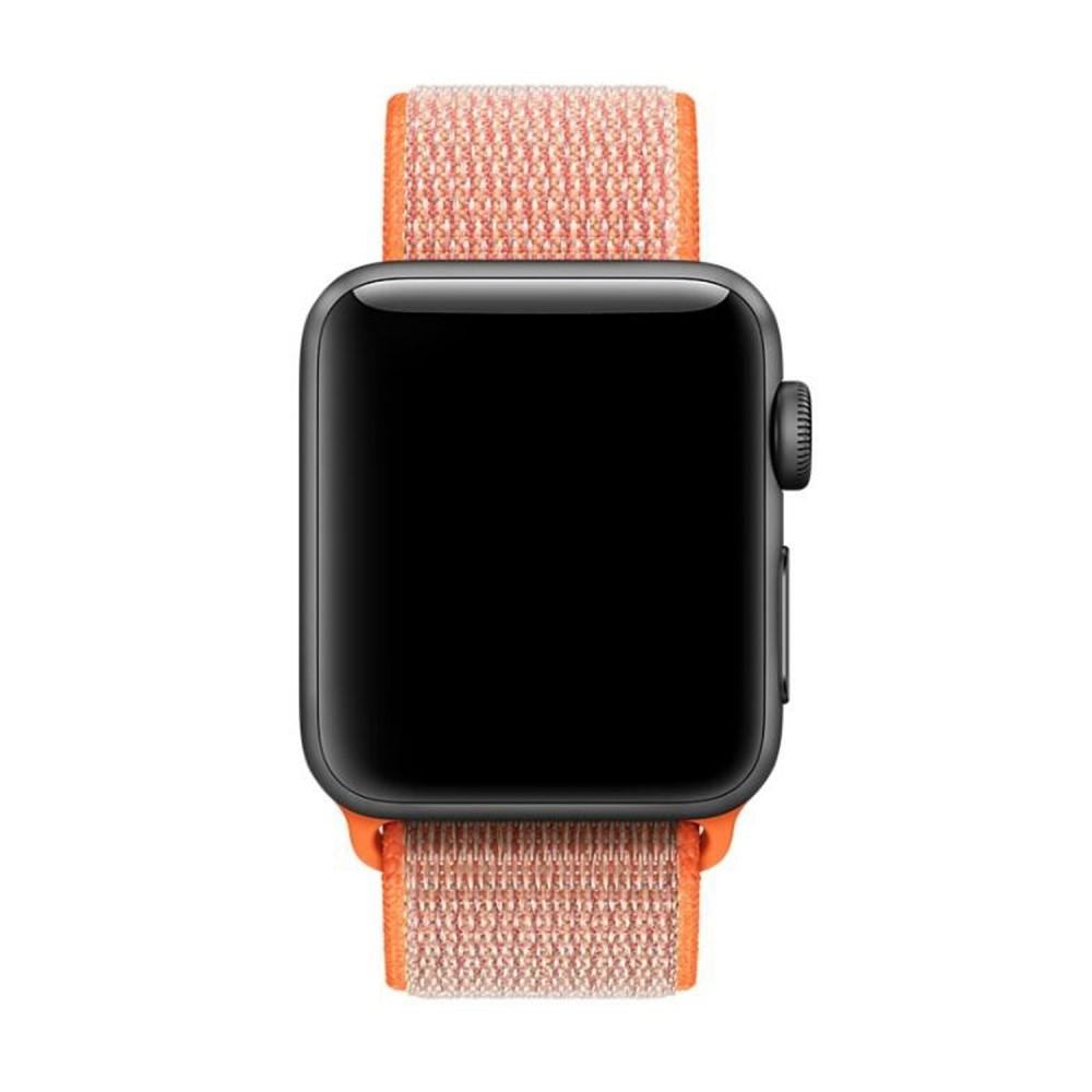 Cinturino in nylon Apple Watch 45mm Series 9 arancia