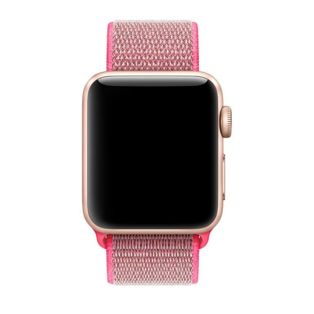 Cinturino in nylon Apple Watch 42mm rosa