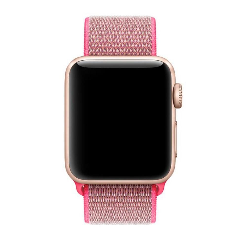 Cinturino in nylon Apple Watch 45mm Series 8 Rosa