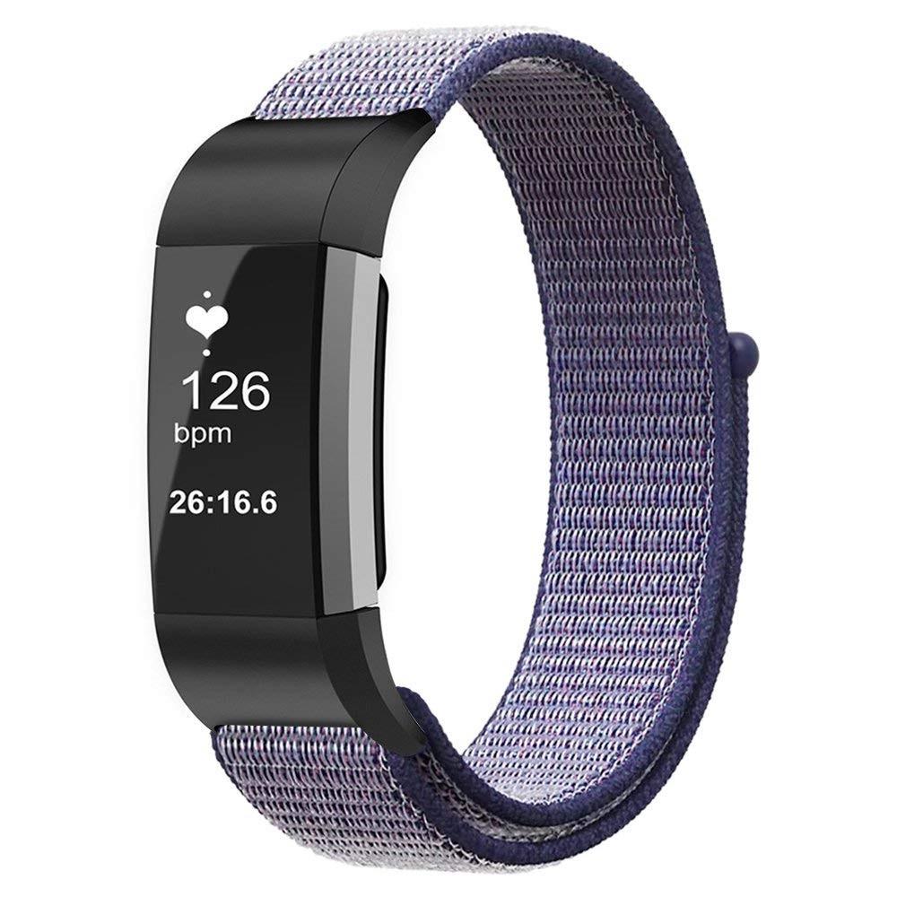 Cinturino in nylon Fitbit Charge 3/4 Blu