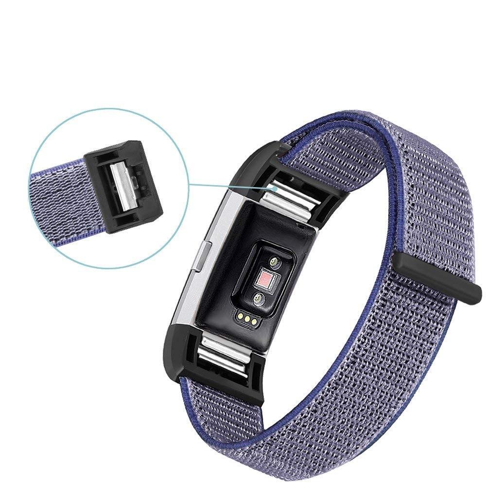 Cinturino in nylon Fitbit Charge 3/4 Blu