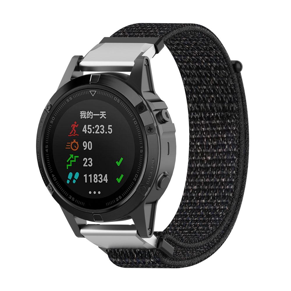 Cinturino in nylon Garmin Approach S70 47mm nero